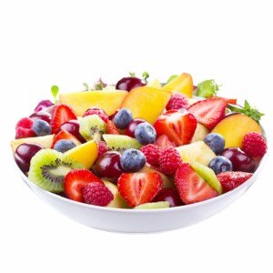 location de spa avec plateau de fruits frais